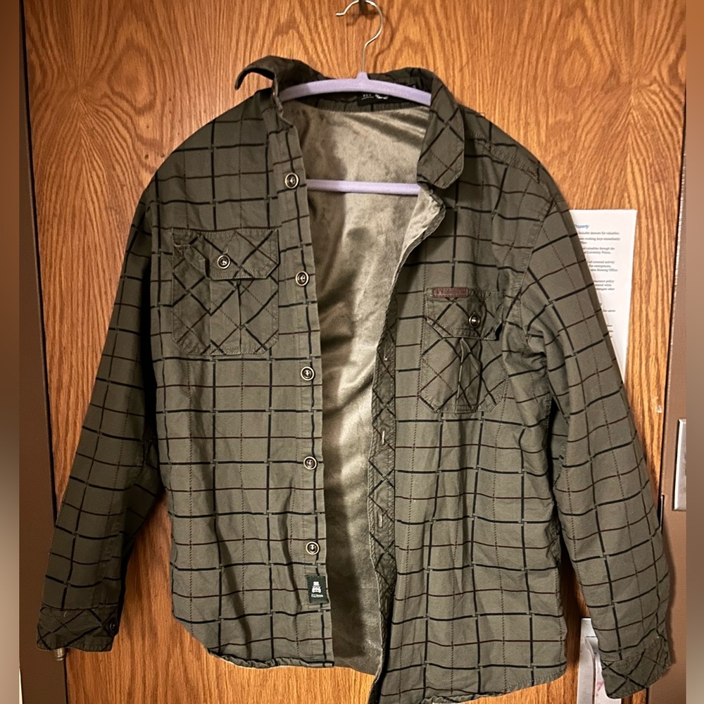 Army Green Edgy Bomber Jacket